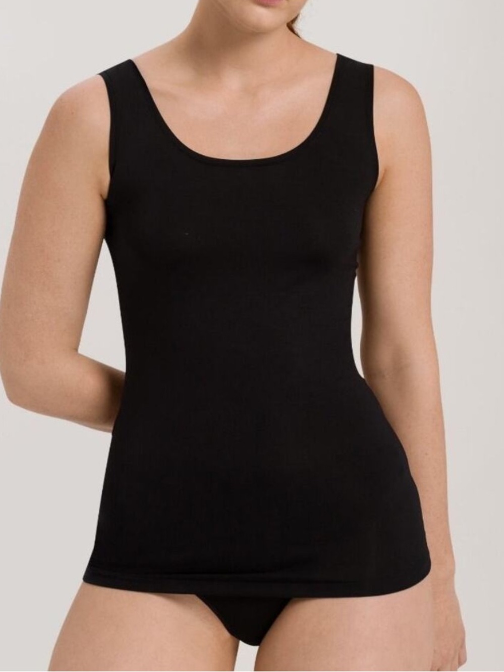 Hanro Soft Touch Tank Top Black Large